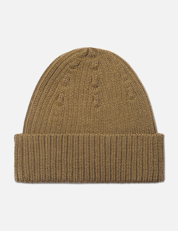 Bold Fox Head Patch Ribbed Beanie Placeholder Image