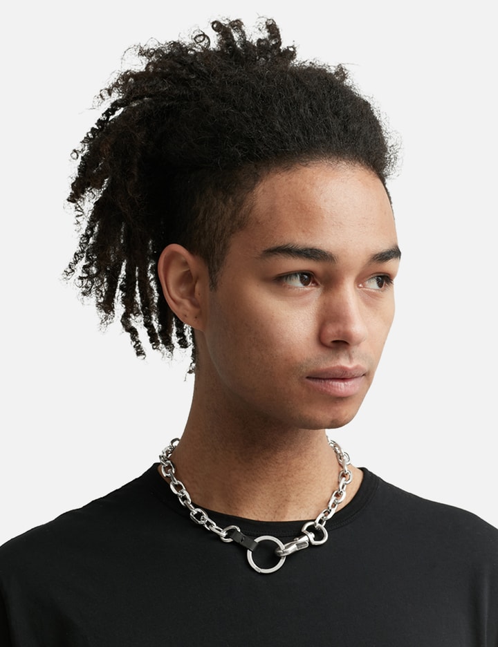 Our Legacy Ladon Matte Nickel Key Ring In Silver