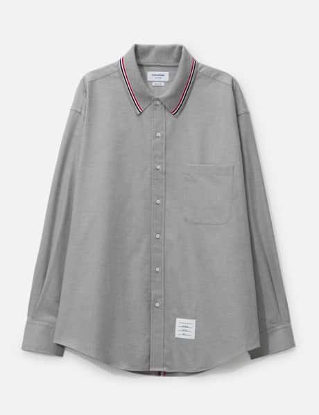 Thom Browne - Knit Collar Shirt | HBX Thom Browne - Knit Collar Shirt | HBX