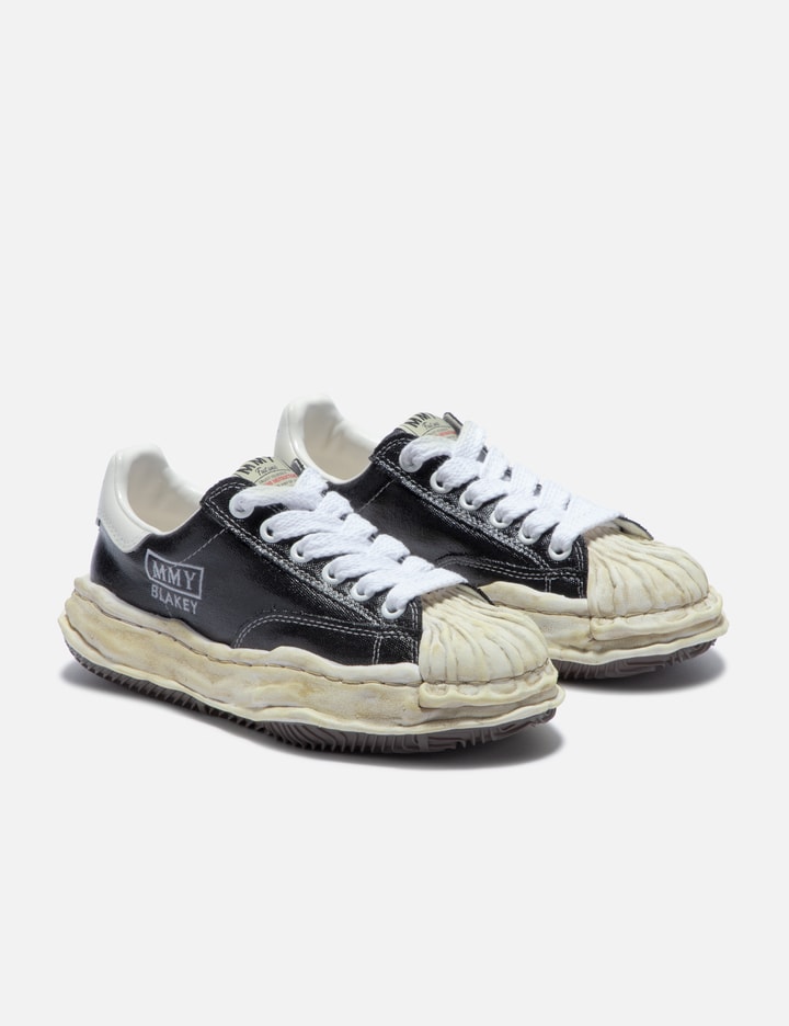 Miharayasuhiro Blakey" Og Sole Silicon Coating Canvas Low-top Sneaker In Black