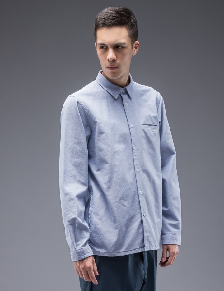 "Shaw" Side Pocket L/S Oxford Shirt Placeholder Image