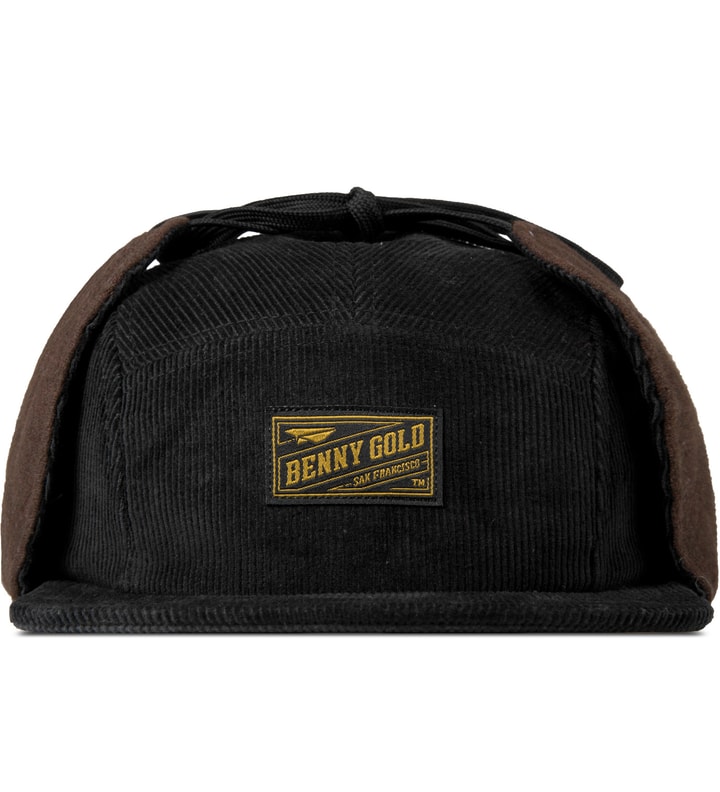 Black Fargo Dog Eared 5 Panel Cap Placeholder Image