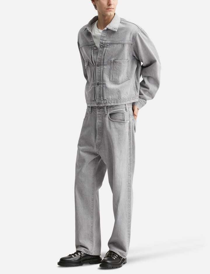 Unlikely Time Travel Jean Wide Gray Denim Placeholder Image