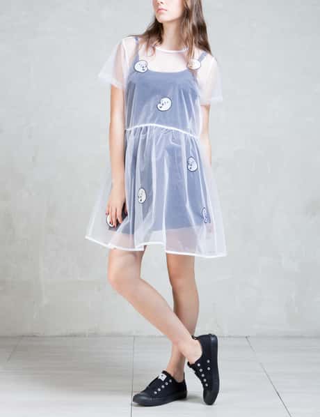 LAZY OAF - Lazy Oaf X Casper Stripe Sheer Dress | HBX