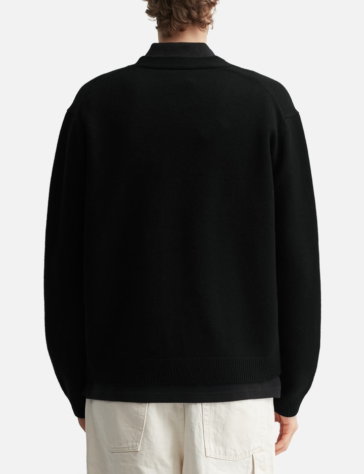 Fox Head Intarsia Merino Cardigan Placeholder Image