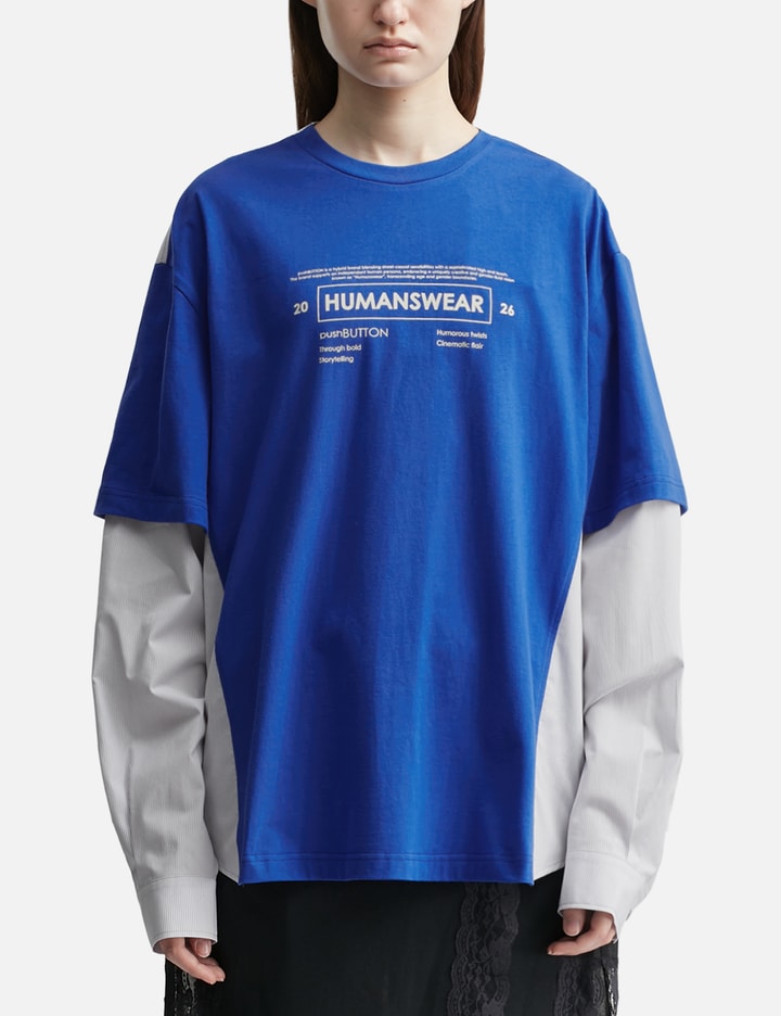 Blue Hybrid Layered Top Placeholder Image