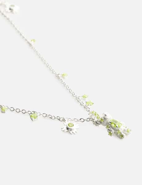 Bear Flower Zircon Necklace view 9