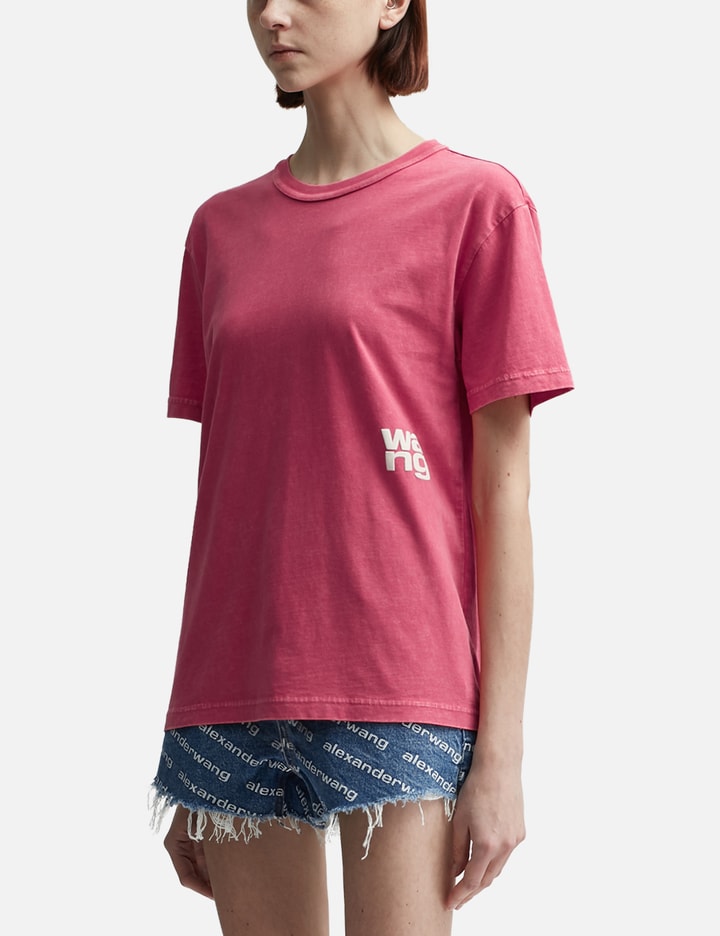Shop Alexander Wang T Essential Jersey Short Sleeve T-shirt In Red