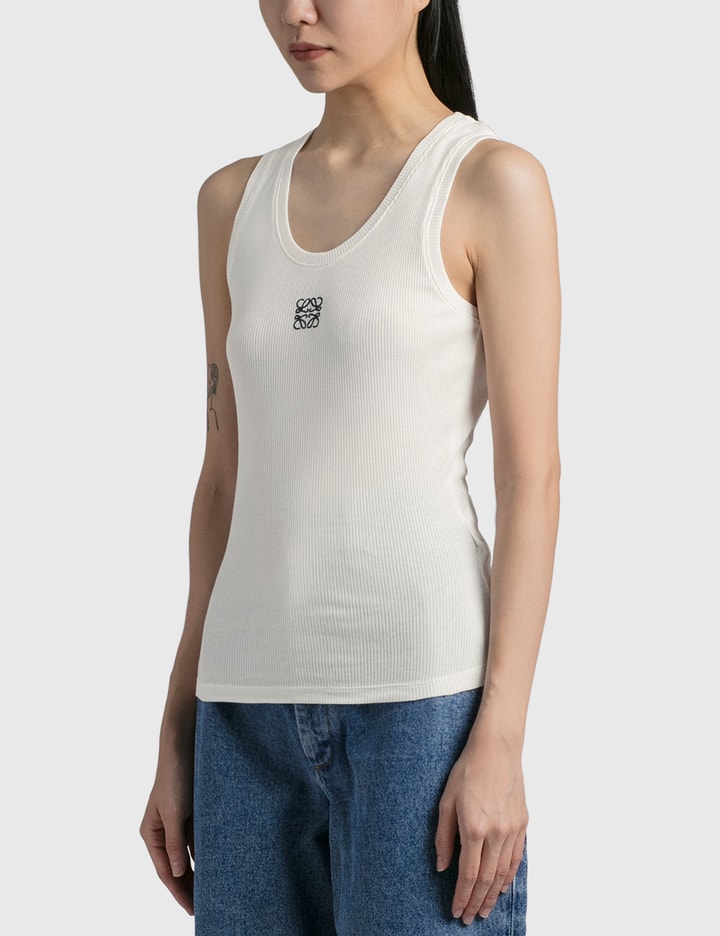 Shop Loewe Anagram Tank Top In White