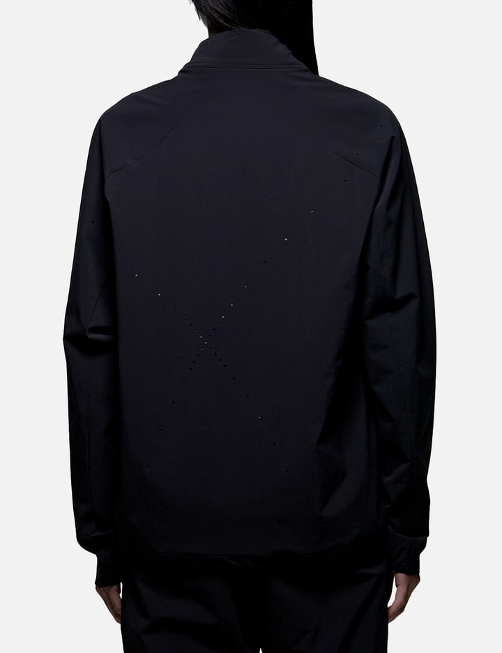 Hypegolf X Post Archive Faction (paf) Perforated Windbreaker In Black