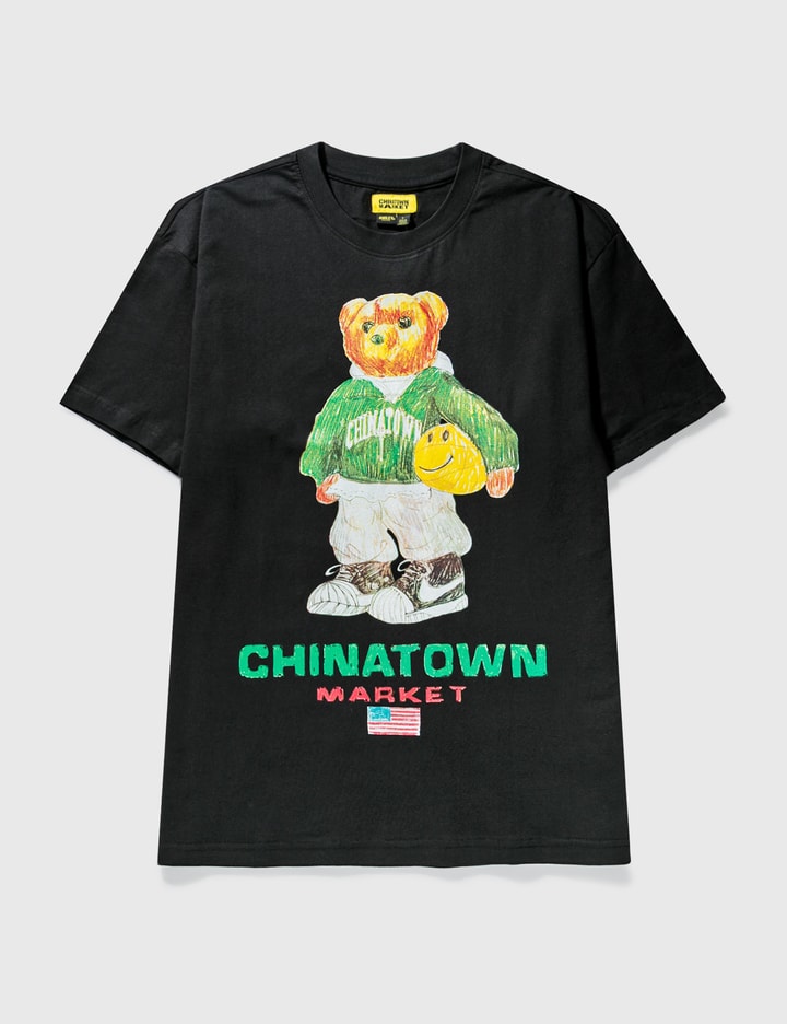Smiley Sketch Basketball Bear T-shirt Placeholder Image