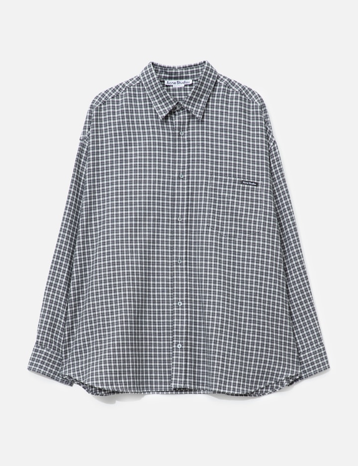 Acne Studios Flannel Button-Up Shirt