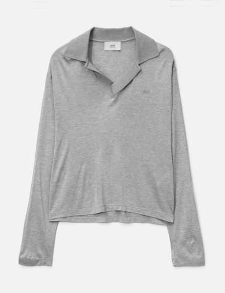 アミ パリス Long Sleeve Polo Shirt