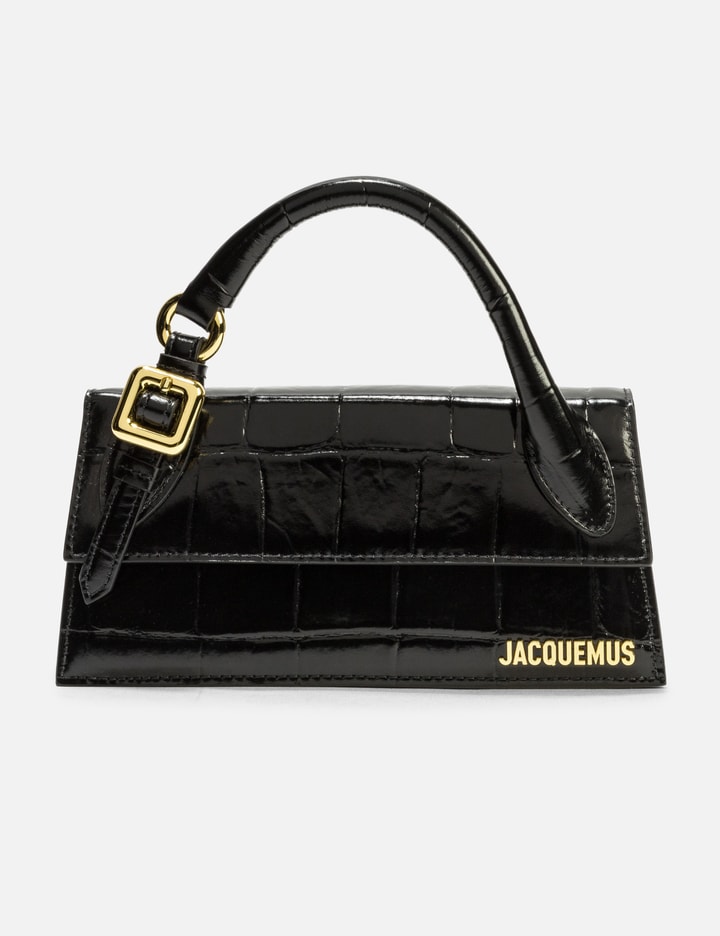 Shop Jacquemus Le Chiquito Long Boucle Handbag In Black