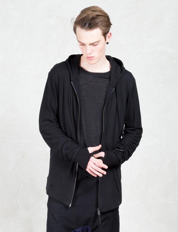 11 By Boris Bidjan Saberi Soft Cotton Zip Front Hoodie
