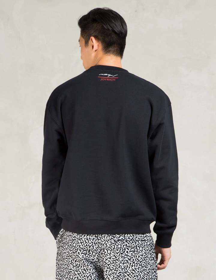 Black Women Print Crewneck Sweater Placeholder Image