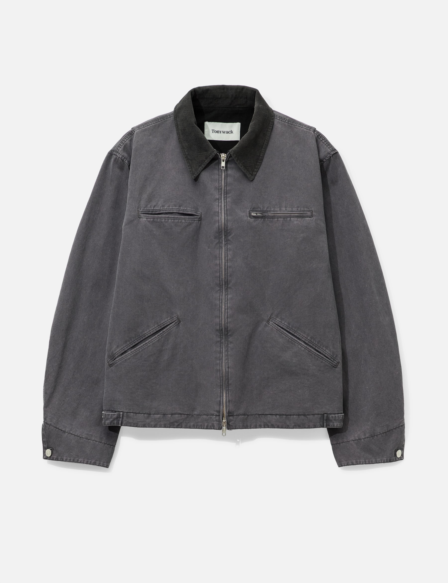 Garment Washed Zip Work Jacket view 19