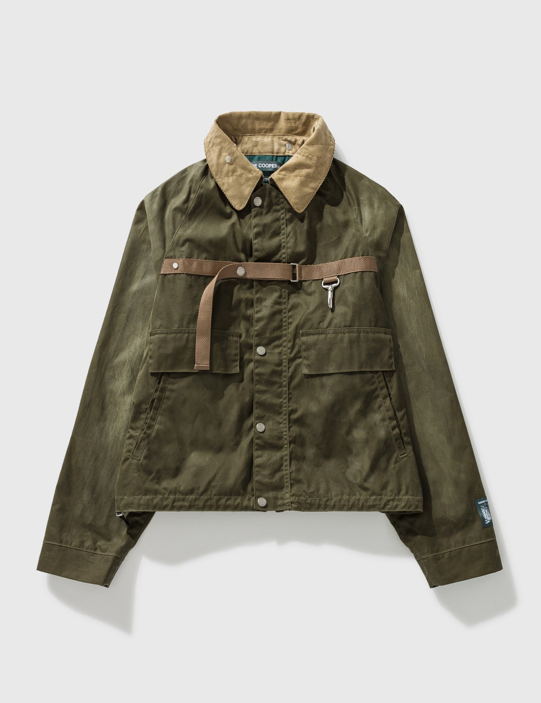 Reese Cooper® - Hand-Dyed Printed Cotton Overshirt - Green Reese Cooper