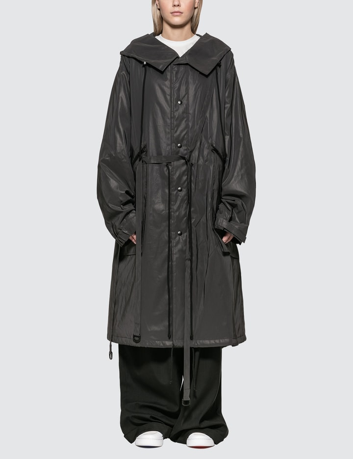 Reflective Padded Fishtail Parka With Detachable Bag Placeholder Image