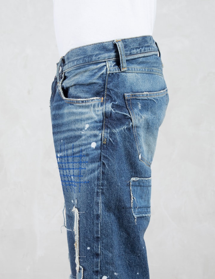 Remake Denim Short Pants Placeholder Image