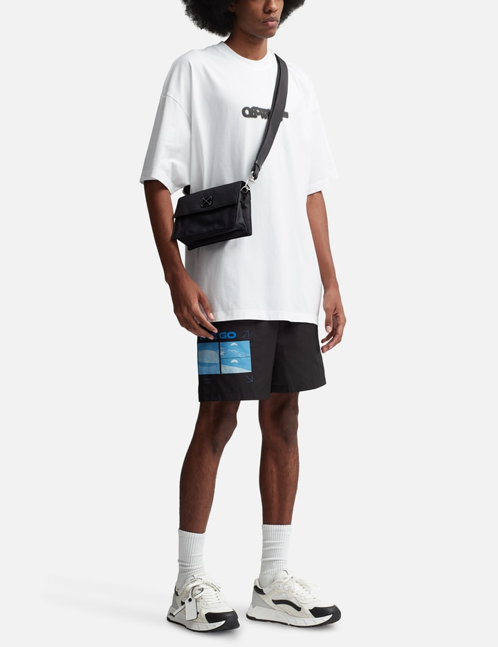 Shop Off-White Nylon Street Style Logo Messenger & Shoulder Bags
