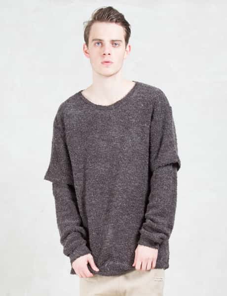 I Love Otis Split Knit Sweatshirt HBX - Main Image