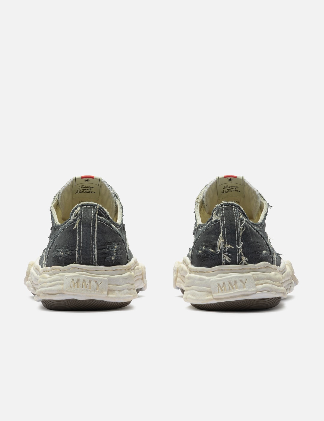 "PETERSON23" OG Sole Ripped Overdye Canvas Low-Top Sneaker view 10