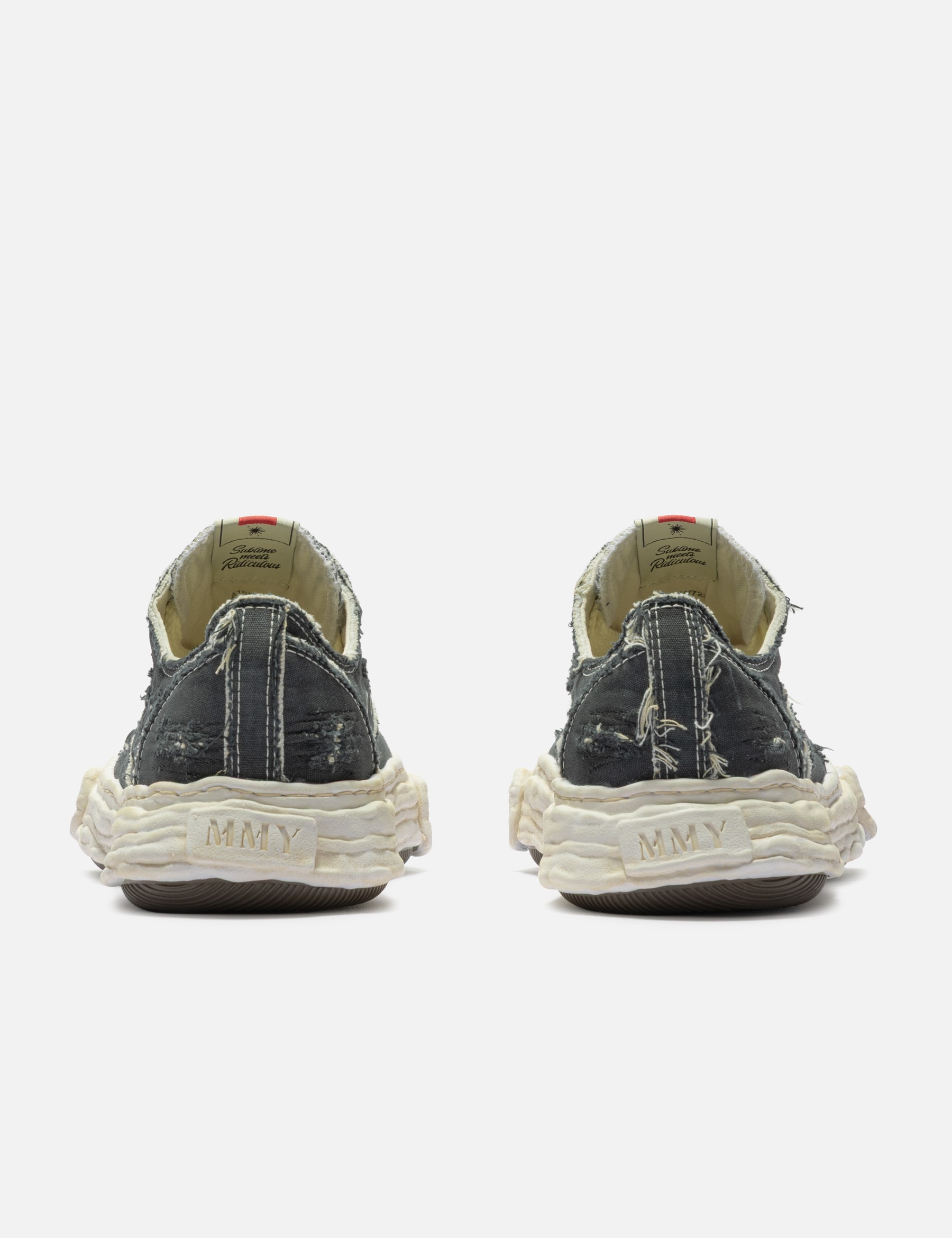 "PETERSON23" OG Sole Ripped Overdye Canvas Low-Top Sneaker view 15