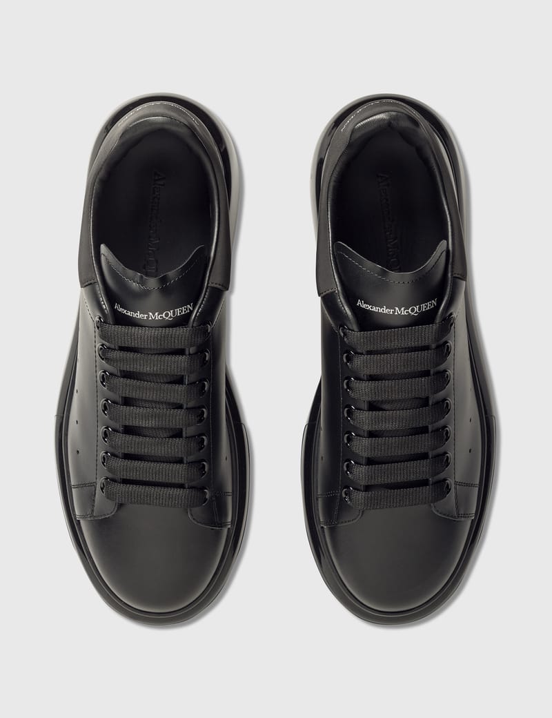 Oversize leather trainers Alexander McQueen White size 37 EU in Leather -  43191446