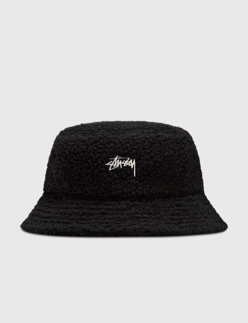 stussy sherpa bucket hat