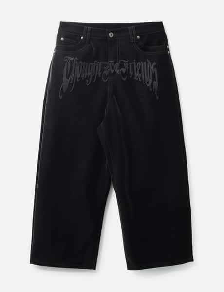 "Stephen" Black Baggy Pants view 6