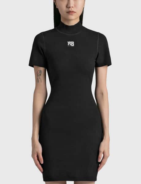 T By Alexander Wang - Mock Neck T-Shirt Dress | HBX T By Alexander Wang - Mock Neck T-Shirt Dress | HBX
