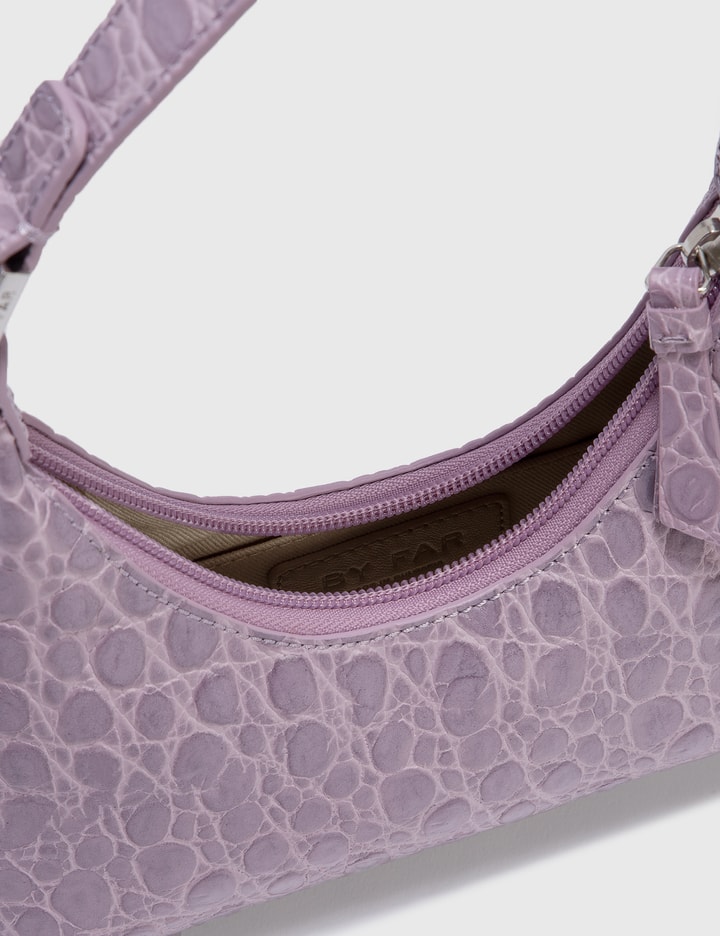 Baby Amber Lilac Circular Croco Embossed Leather Placeholder Image