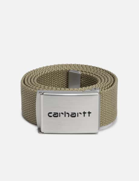 Carhartt Work In Progress Clip Belt Chrome