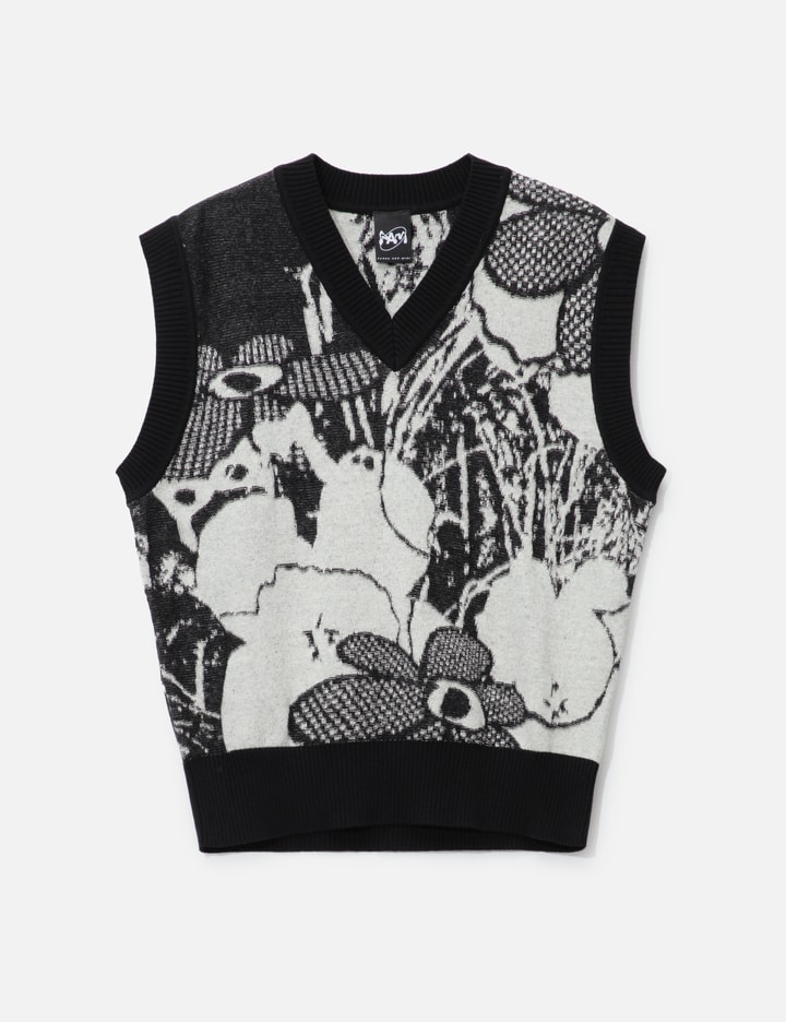 Arrangement V-neck Knitted Vest Placeholder Image