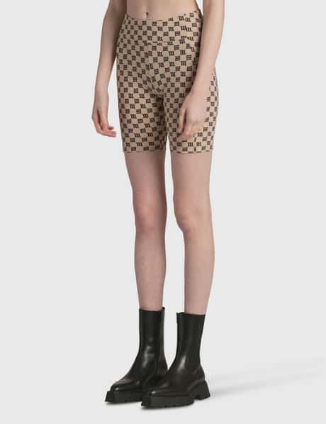 Shorts MISBHV Monogram Biker Shorts Black/ Beige