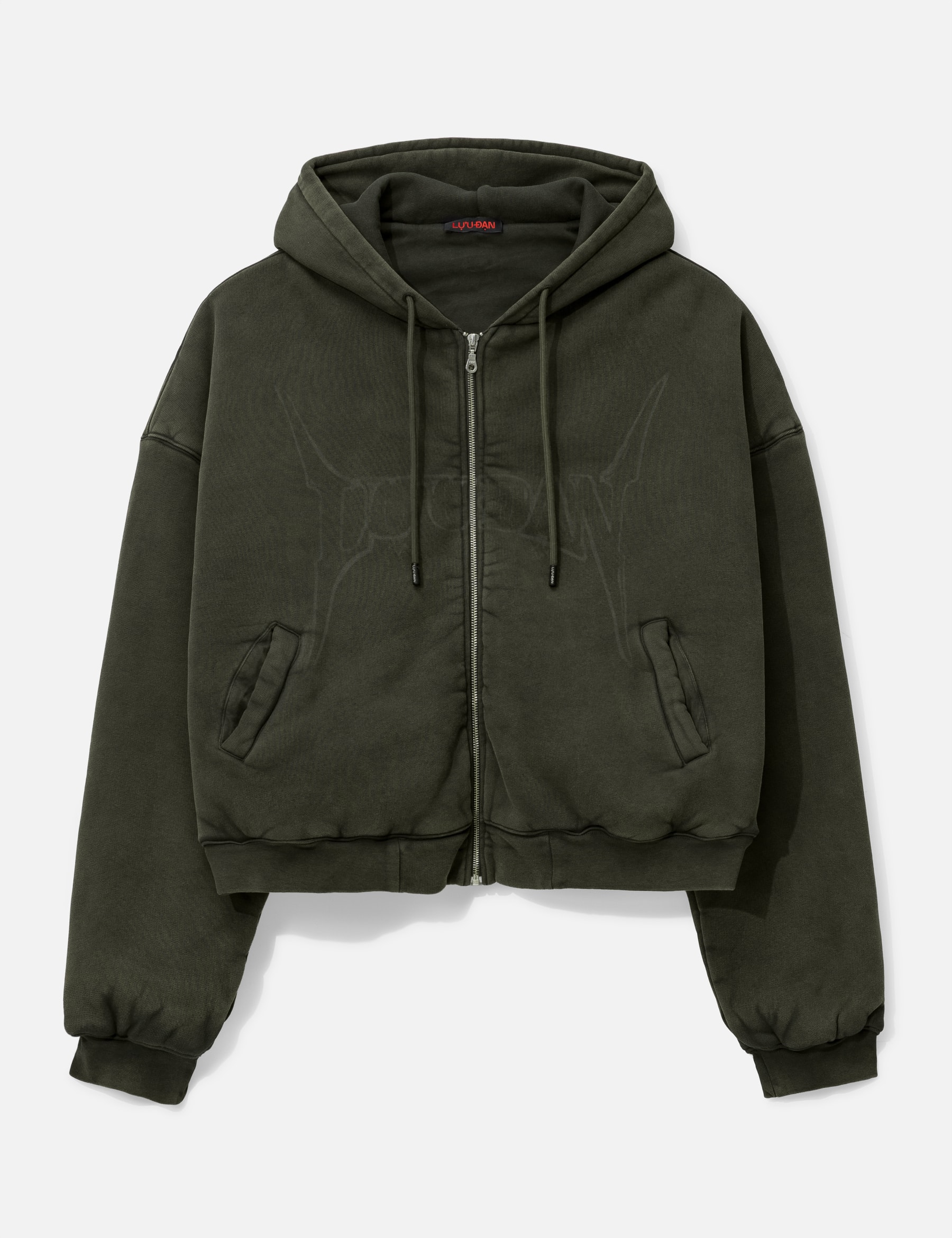 Washed Out Zip Up Hoodie view 19