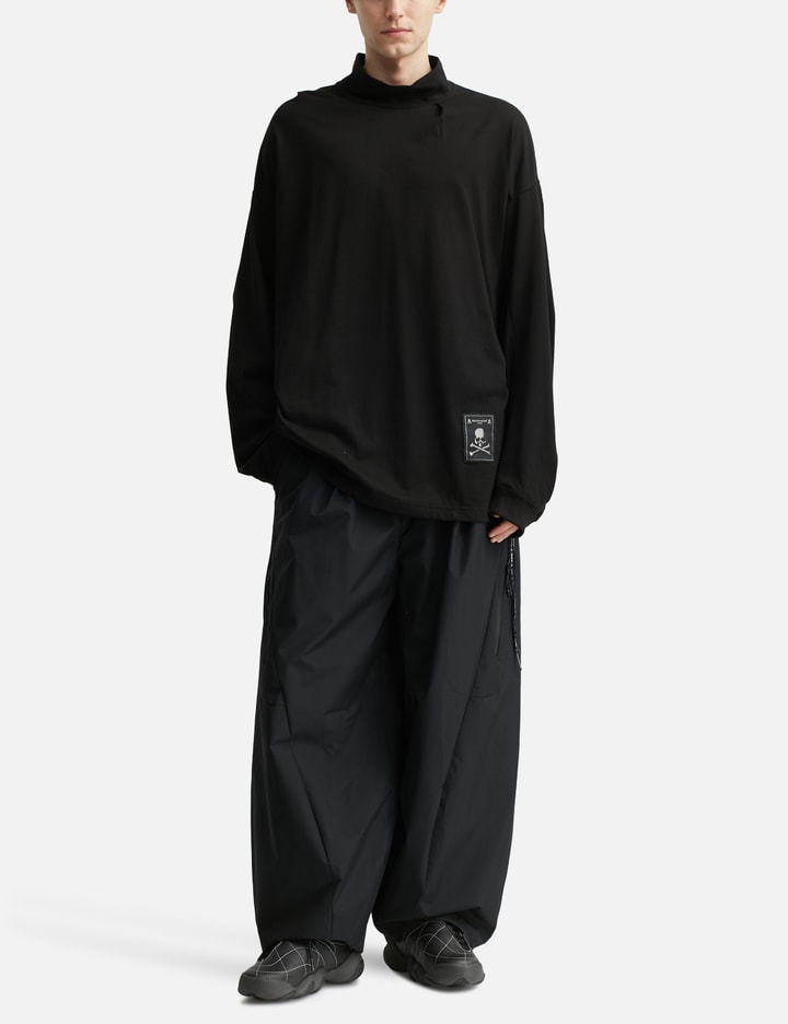 Boxy Tuck High Neck Long Sleeve T-shirt Placeholder Image