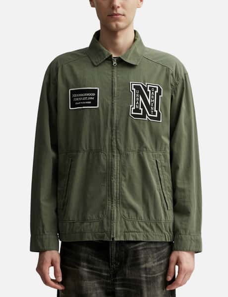 NEIGHBORHOOD - Washed Zip Work Jacket | HBX - Globally Curated 
