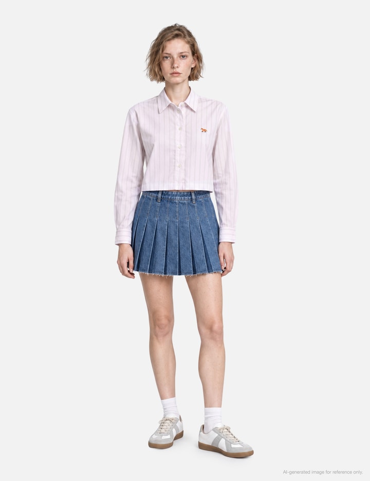 Maison Kitsuné Baby Fox Cropped Shirt