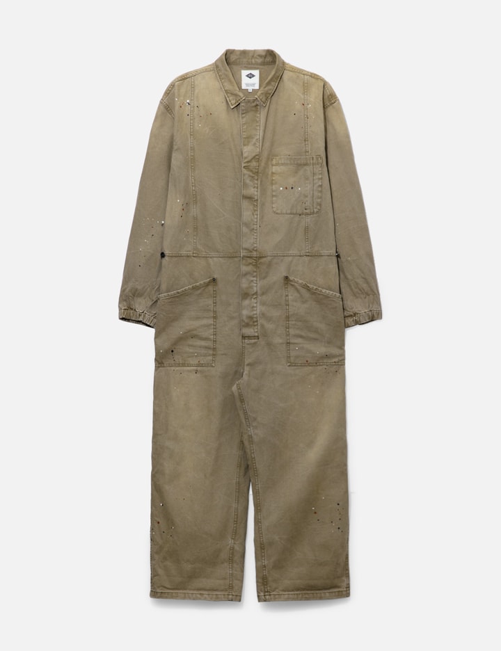 Madness Washed Paint Overall Denim In Brown