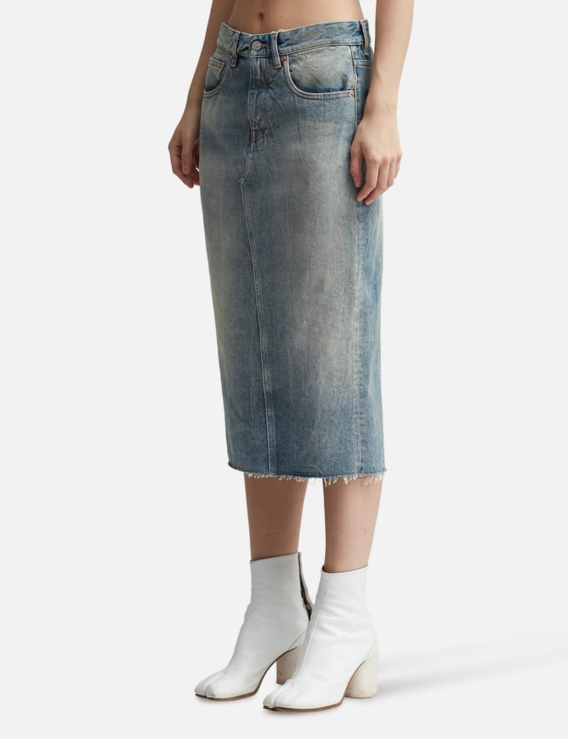 Max Mara Midi Denim Skirt Cotton ref.804507 - Joli Closet