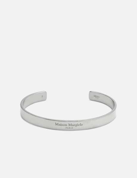 Maison Margiela Logo Wide Cuff Bracelet