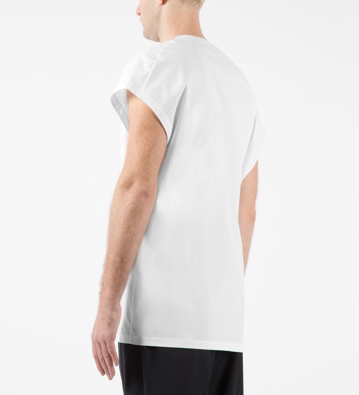 3.1 Phillip Lim White Cut Off Tank
