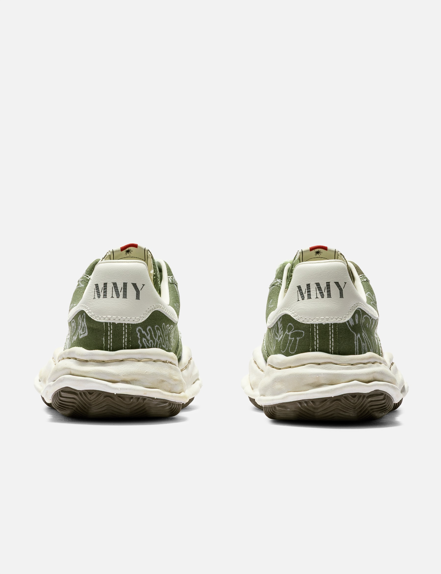 "BLAKEY" OG Sole Graffiti Printed Canvas Low Top Sneaker view 15