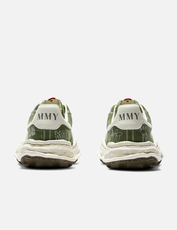 "BLAKEY" OG Sole Graffiti Printed Canvas Low Top Sneaker Placeholder Image