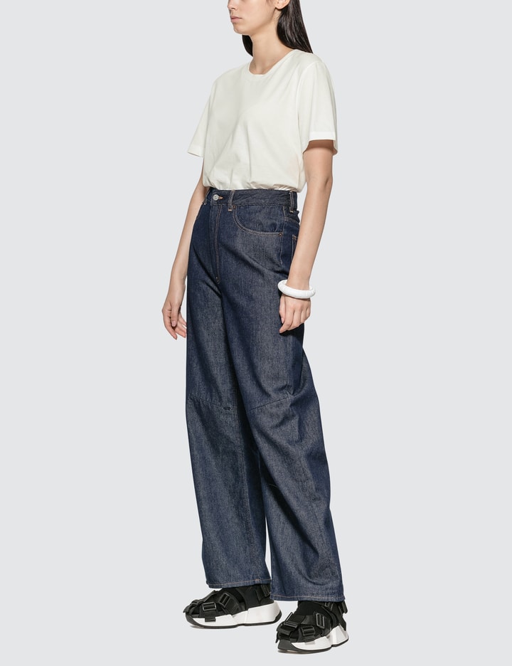 Wide Leg Denim Jeans Placeholder Image