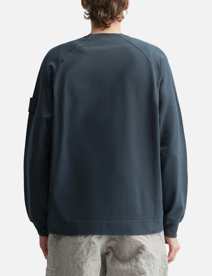 ストーンアイランド Cotton Stretch Fleece Ghost Shirt