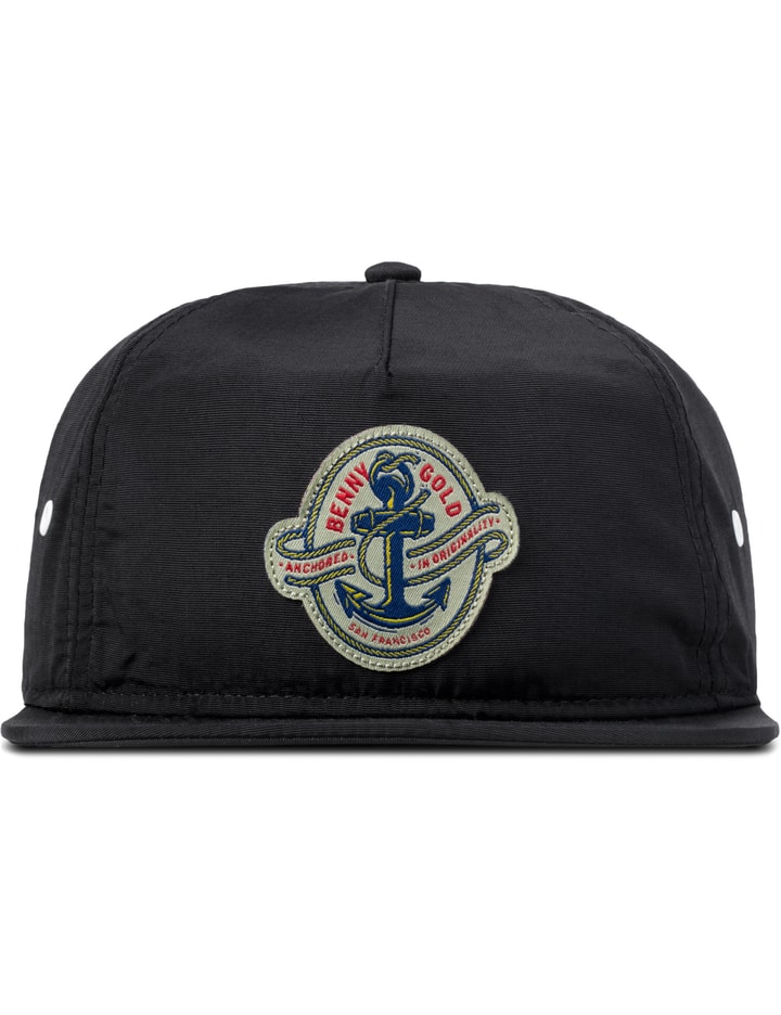 Black Anchored Snapback Cap Placeholder Image