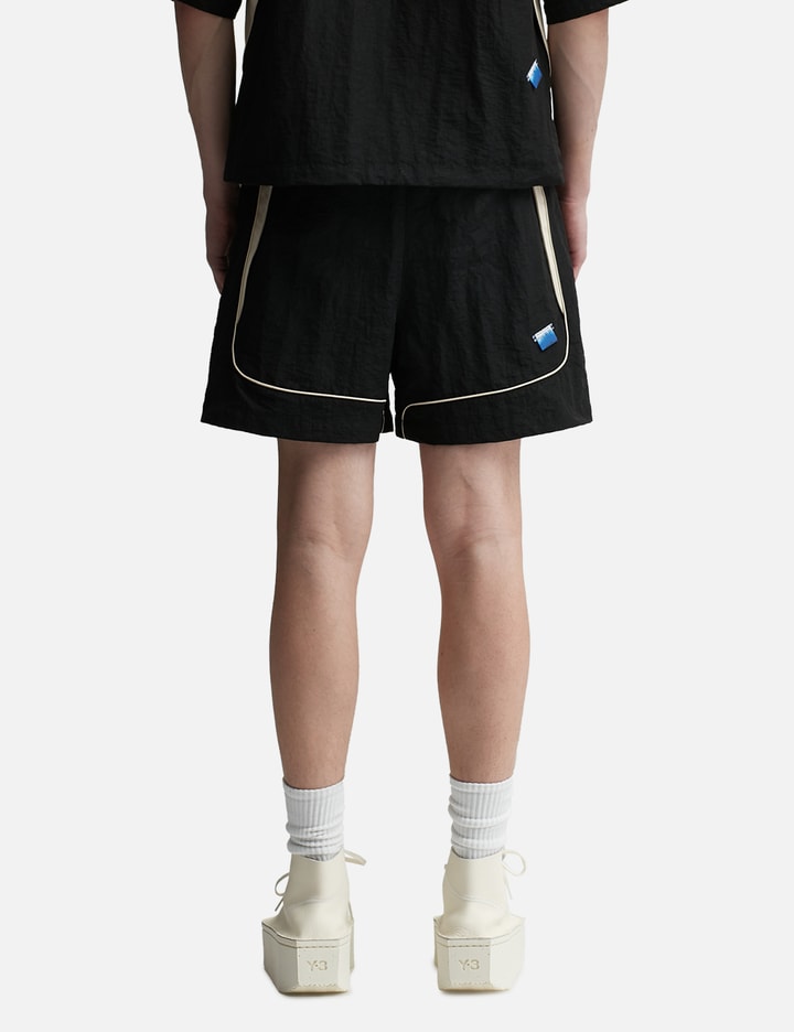 Faux Leather Accent Shorts Placeholder Image